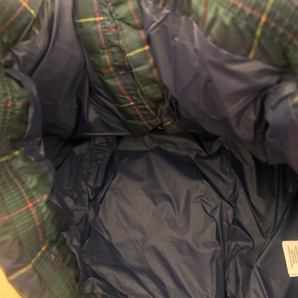 Polo Ralph Lauren girls long parka puffer down coat plaid with hood NWT $265 - Picture 9 of 9